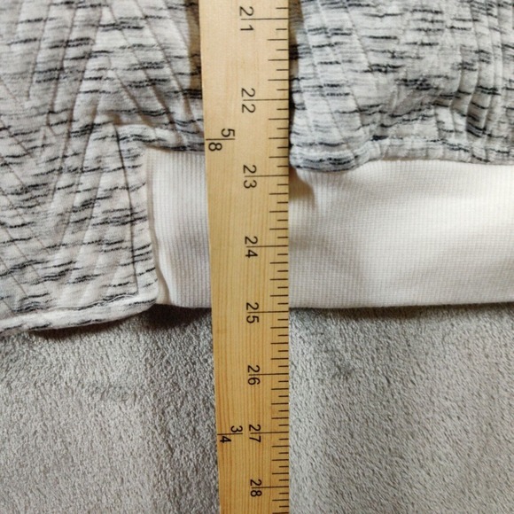 Lane Bryant Jacket Women's 24 White & Black Quilted Bomber - Picture 6 of 7